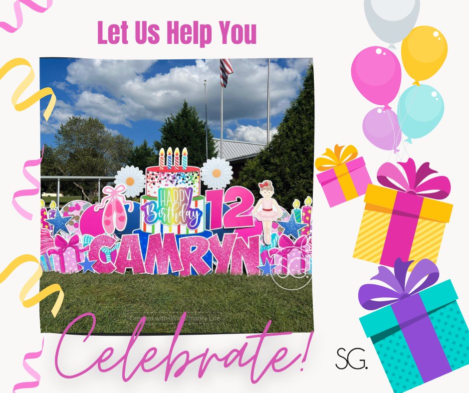 SignGypsiesAbq's tweet photo. SG's celebration experts are here to help! Tell us how we can help you at https://t.co/LGRden8On9! 🎉 
.
.
.
.
#signgypsies #readysetcelebrate #partyplanning #celebrations #yardgreeting #birthday #specialoccasion https://t.co/3QCNJajUzf