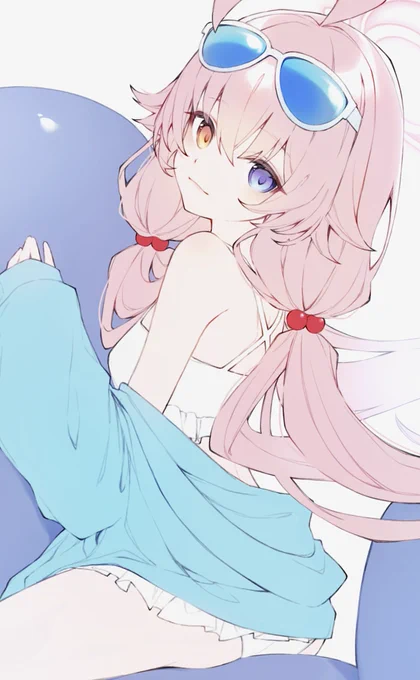 #ブルアカ 水着ホシノ 