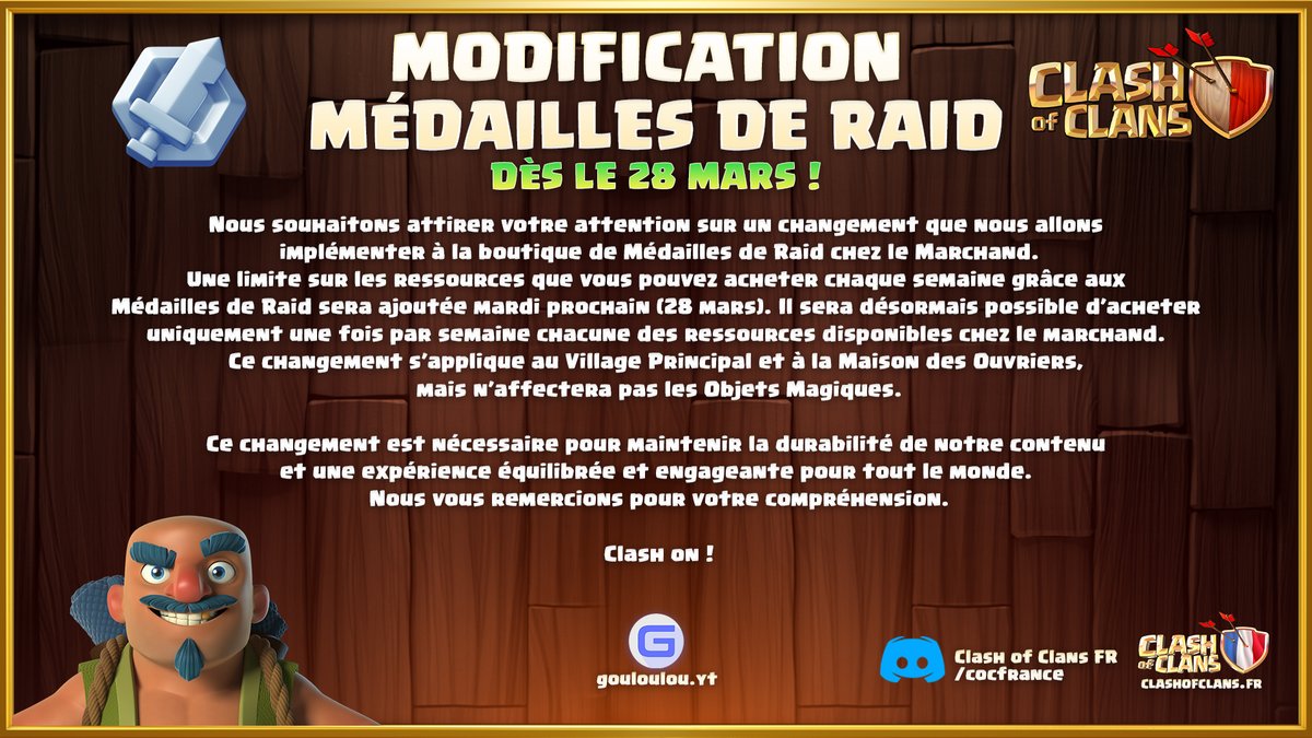 ⚔️Annonce Officielle ⚔️