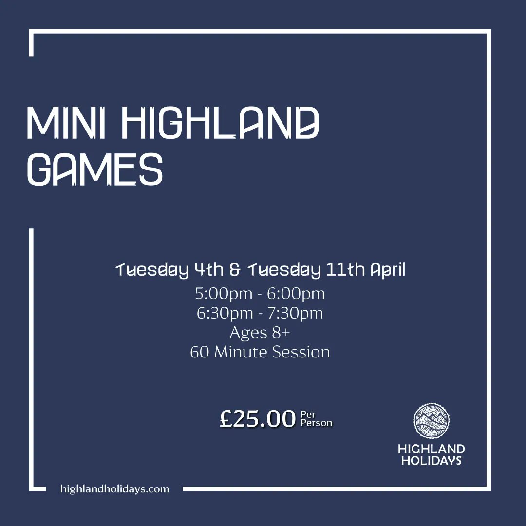 HighlandHols's tweet photo. Gather your clan to compete in your very own Mini Highland Games!😍

We have partnered with Wild Highland Outdoor Centre - who will be hosting activities at Ben Nevis Holiday Park this Easter 🐰

Give us a call to book 01397 703446📞 
#highlandholidays #highlandgames #bennevis https://t.co/2sHQHtGRDc