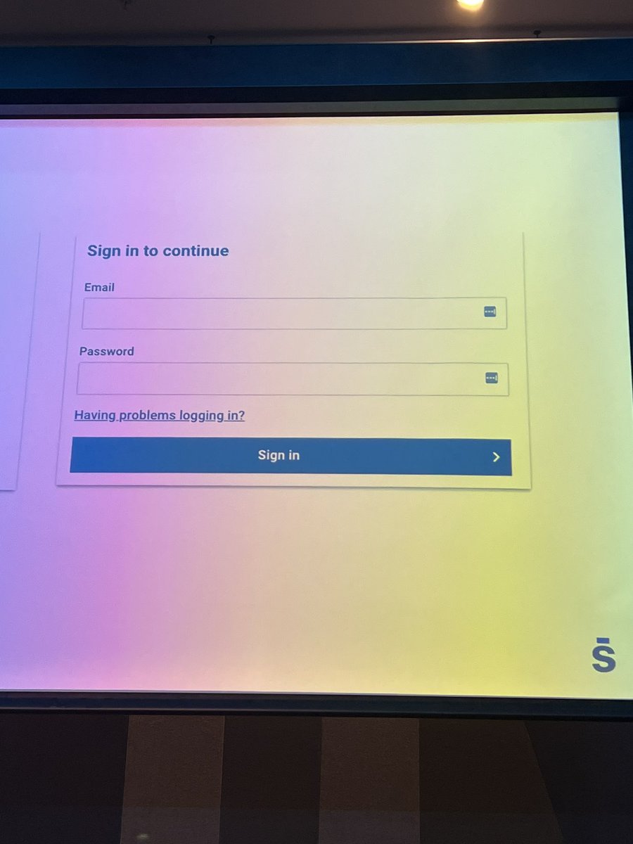 Really interesting from Zosia Poulter <a href="/substrakt/">substrakt</a> <a href="/katiemoffat/">katie</a> - use ‘having problems logging in?” as opposed to “Forgot password?”, shifts the ‘blame’ from the ticket buyer and makes them feel more positive towards the experience #TPC2023