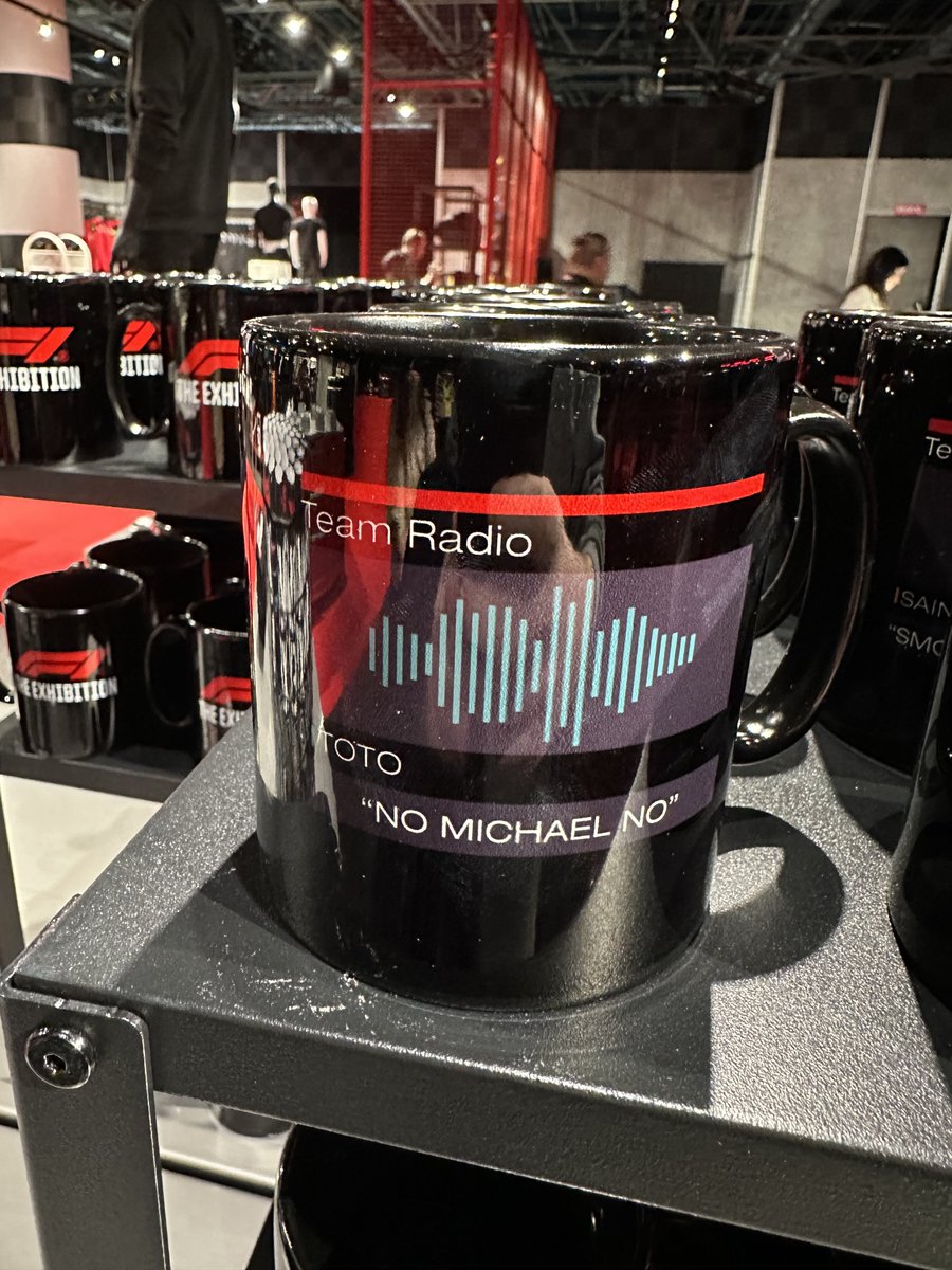 For sale at the new F1 exhibition in Madrid 😅

(via <a href="/victorabadf1/">Víctor Abad</a>)