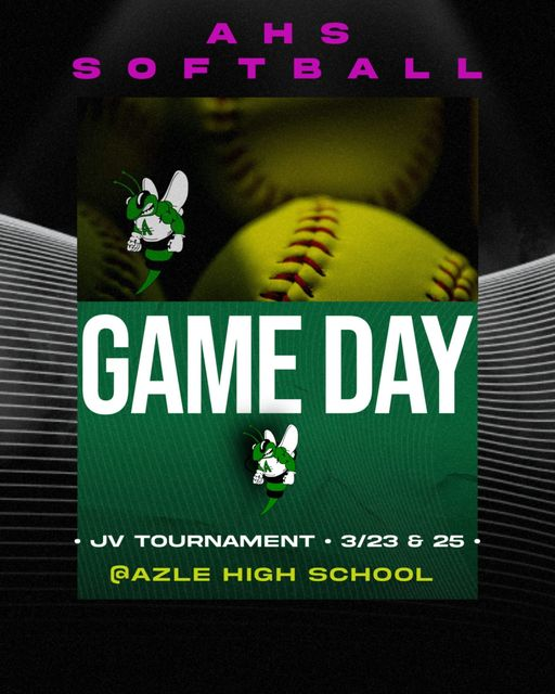 azleathletics (@azleathletics) on Twitter photo π₯G A M E D A Y(S)π₯
<a href="/azlesb/">Azle Lady Hornet Softball</a>
AZLE JV TOURNAMENT (THURSDAY & SATURDAY)
π AZLE HIGH SCHOOL
π PURCHASE TICKETS AT THE GATE
#HornetsInAction #Believe π₯G A M E D A Y(S)π₯
<a href="/azlesb/">Azle Lady Hornet Softball</a>
AZLE JV TOURNAMENT (THURSDAY & SATURDAY)
π AZLE HIGH SCHOOL
π PURCHASE TICKETS AT THE GATE
#HornetsInAction #Believe
