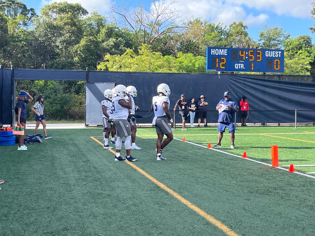 Day ✌️ of spring ball!