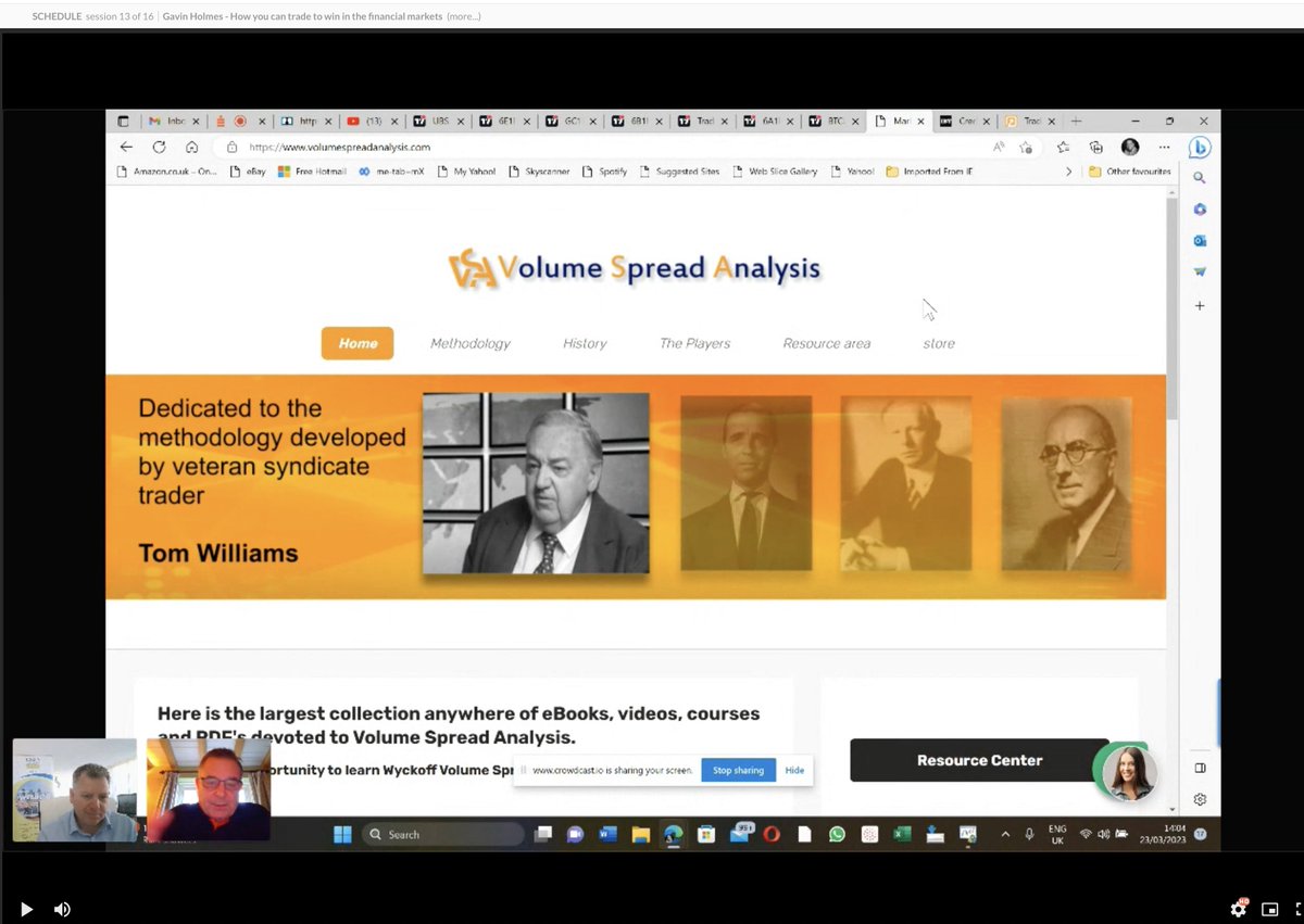 proptradementor's tweet photo. Watch Galvin Holmes @TradeGuider speak about Volume Spread Analysis at Round the Clock Trader 2023 event.
Join Day 2 live stream now:
https://t.co/Wpxbqq2ObV
@ixinvestor #roundtheclocktrader #ixinvestor #fintorro #trading #investing #tradingview https://t.co/zfURCzq98U