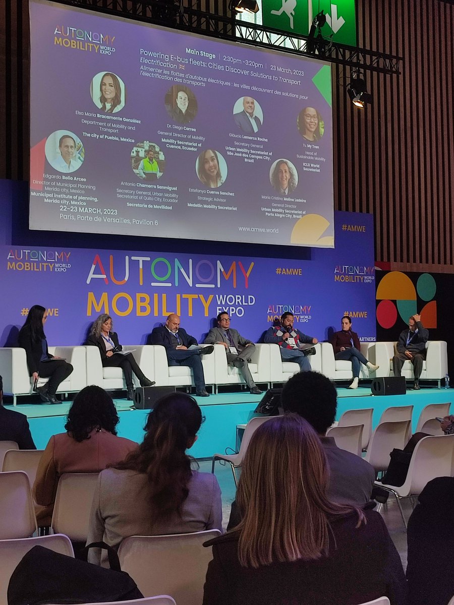 ecomobility_'s tweet photo. What policy and technical solutions did cities in the global south discover with @TUMInitiative? Cities from #LatinAmerica are sharing their experiences in #AMWE https://t.co/lZJxBkEeFz
