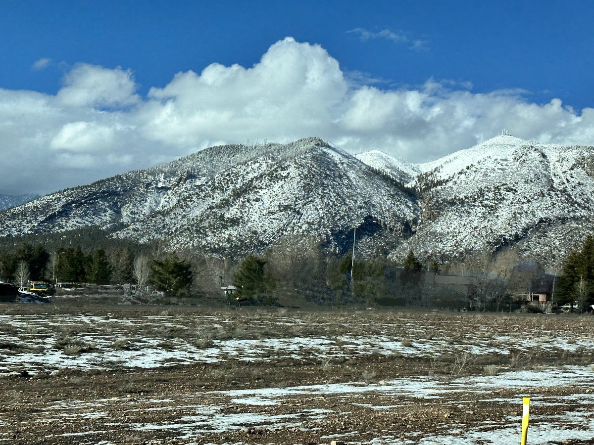 Beautiful sunset in the mirror #atmospheric_river behind me!