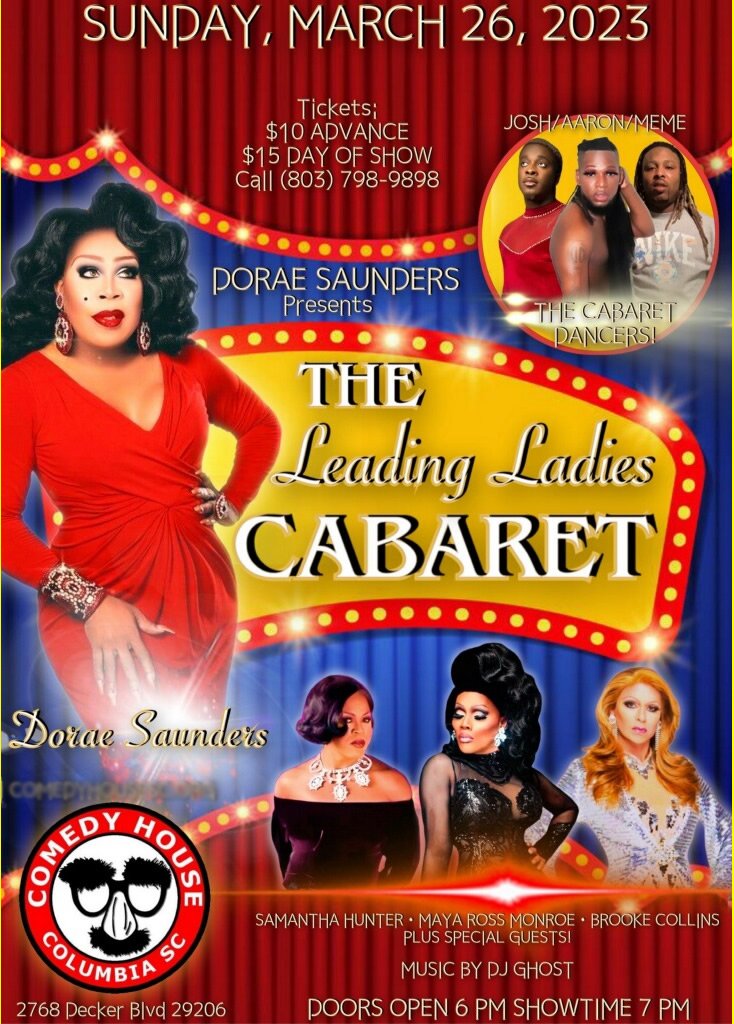 This Sunday March 26 in Columbia! Get your info here:
comedyhouse.us
