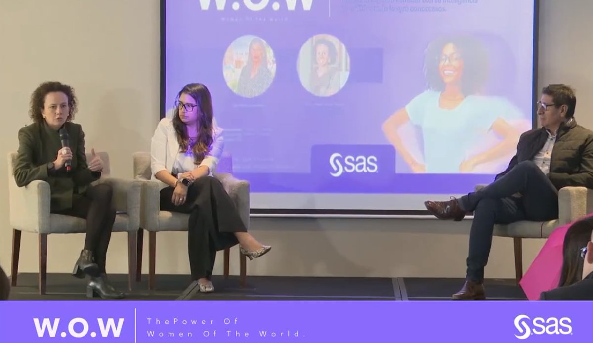 “Saber dónde enfocar esfuerzos, formar un buen equipo para lograr metas, tener autoconocimiento y tener gratitud así como una mentalidad de merecer; ser creadoras de oportunidades", dice María Juliana Pérez, Vicepresidente Ejecutiva (E) <a href="/BancoAgrario/">Banco Agrario de Colombia</a> en #SASMujeresQueInspiran