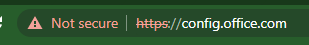 k1eyvan's tweet photo. @Microsoft needs to renew its certificate for the config site! https://t.co/r5gB3BY8ZI