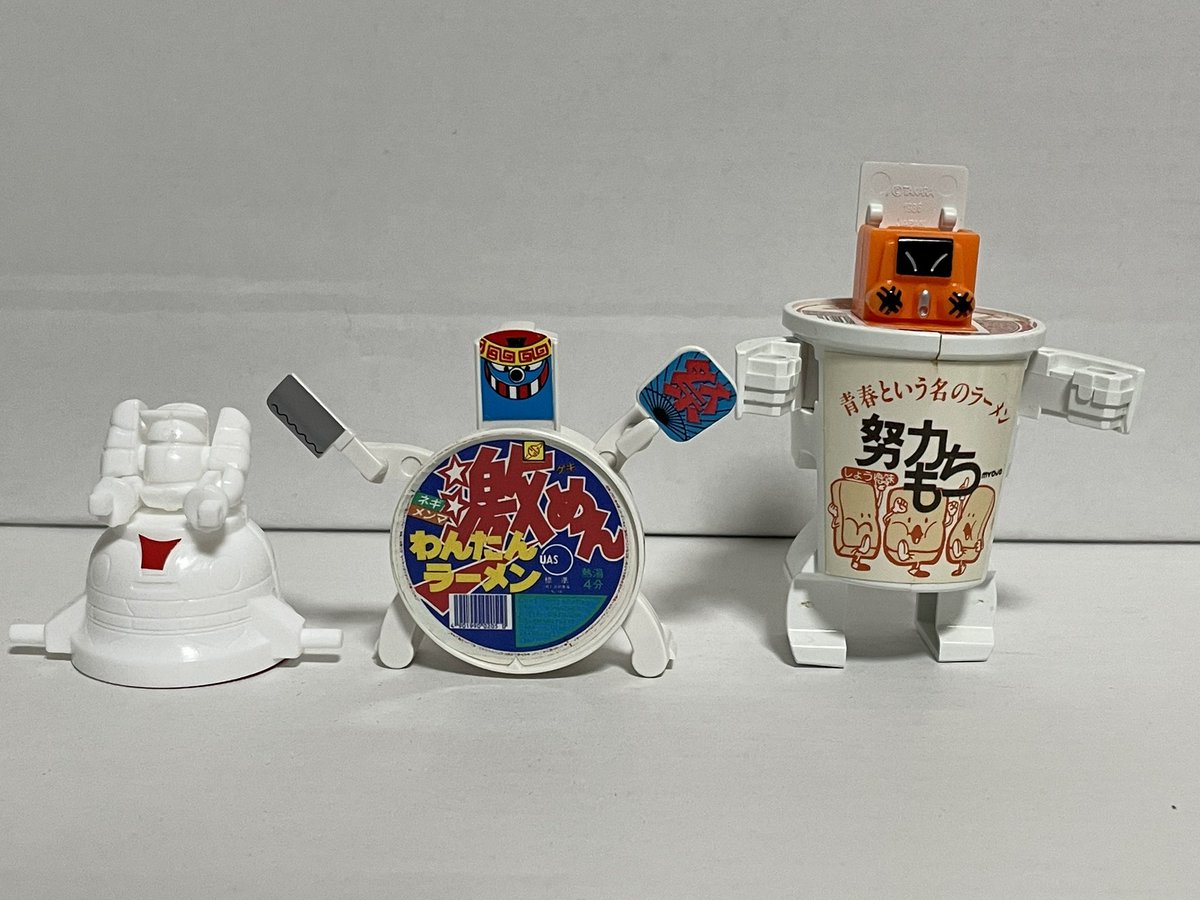 RT @pappykunrobo: 最後に本家との比較とカバヤから出ていたカップメン