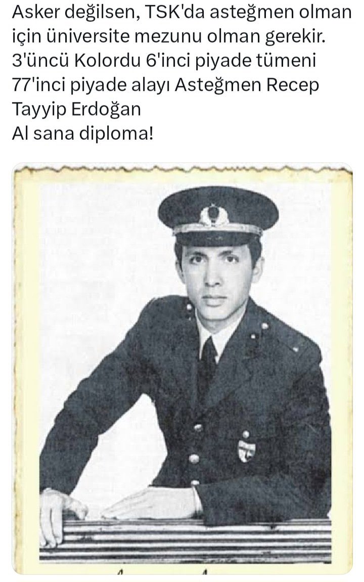 20 senedir madem Sayın Cumhurbaşkanı Erdoğan’ın diploması yoktu da şimdi mi aklınıza geldi?!

Ne oldu anketlerde hep uçuyordunuz hani uzak ara yeniyordunuz?! Yok sandıkları patlatıyordunuz?! Ne oldu OĞLUM!? Tutuştunuz mu??

Çok kötü yenileceksiniz çoooook!!

Bu arada size hem
