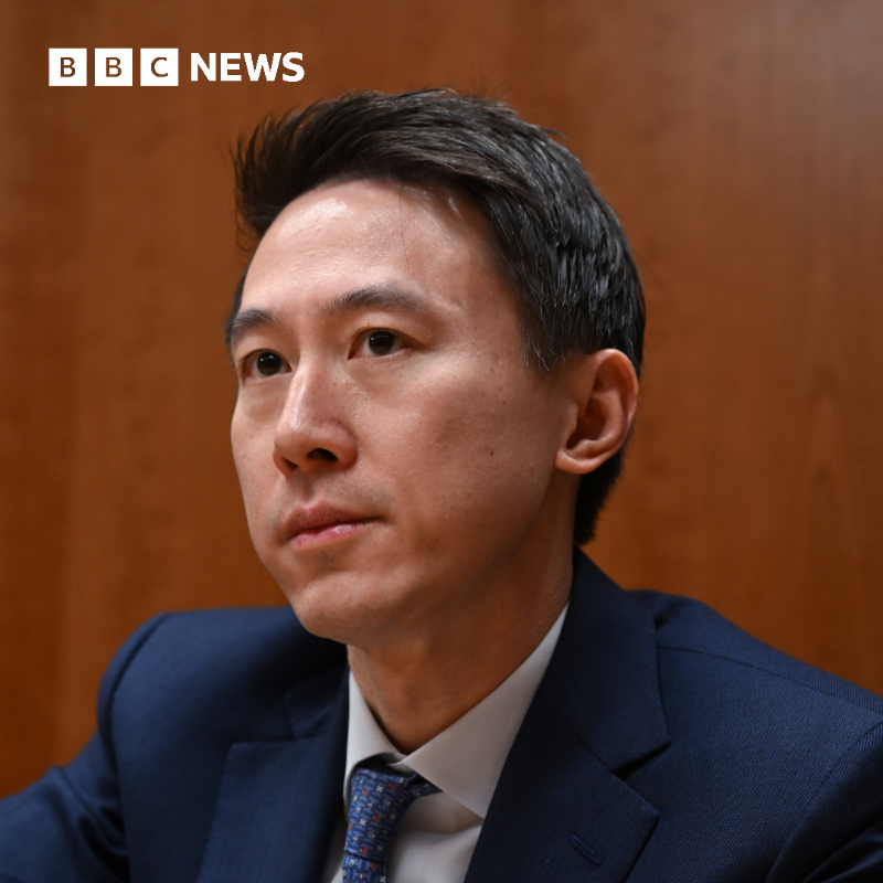 BBCWorld's tweet photo. TikTok's CEO is facing questions in the US Congress over the safety of the social media app

But who is Shou Zi Chew?⬇️