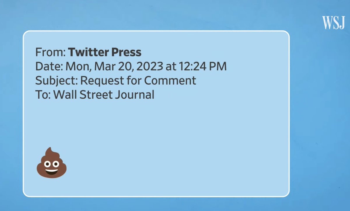 RazzCalin's tweet photo. Twitter's response to a @WSJ inquiry on recent outages....and no, this screenshot is not modified in any way, as hard as that is to believe 😨 https://t.co/TZ65ZB7wXO