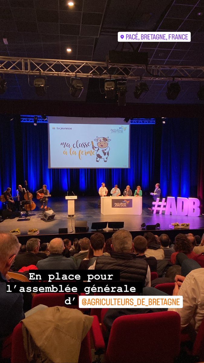 Aujourd’hui direction Pacé en Ille-et-Vilaine pour l’assemblée générale d’<a href="/agriculteursBzh/">AgriculteursBretagne</a> 🐮🐷🐥🌾

#ADB #agriculteursdebretagne #agriculture #Bretagne #FrAgTw