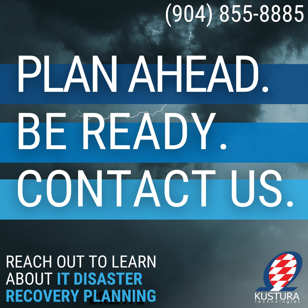 Experts expect hurricane season in Florida to be a bit milder than average, but that is no excuse to gamble on your business' IT assets and infrastructure by not having a disaster recovery plan in place.

Learn More: bit.ly/3CYroc3