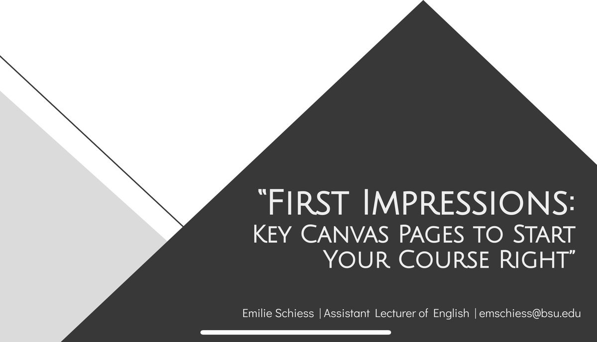 ProfSchiess's tweet image. Just presented about my Welcome Module at the Tech Summit :) having a great time seeing such great resources and ideas from folks on campus