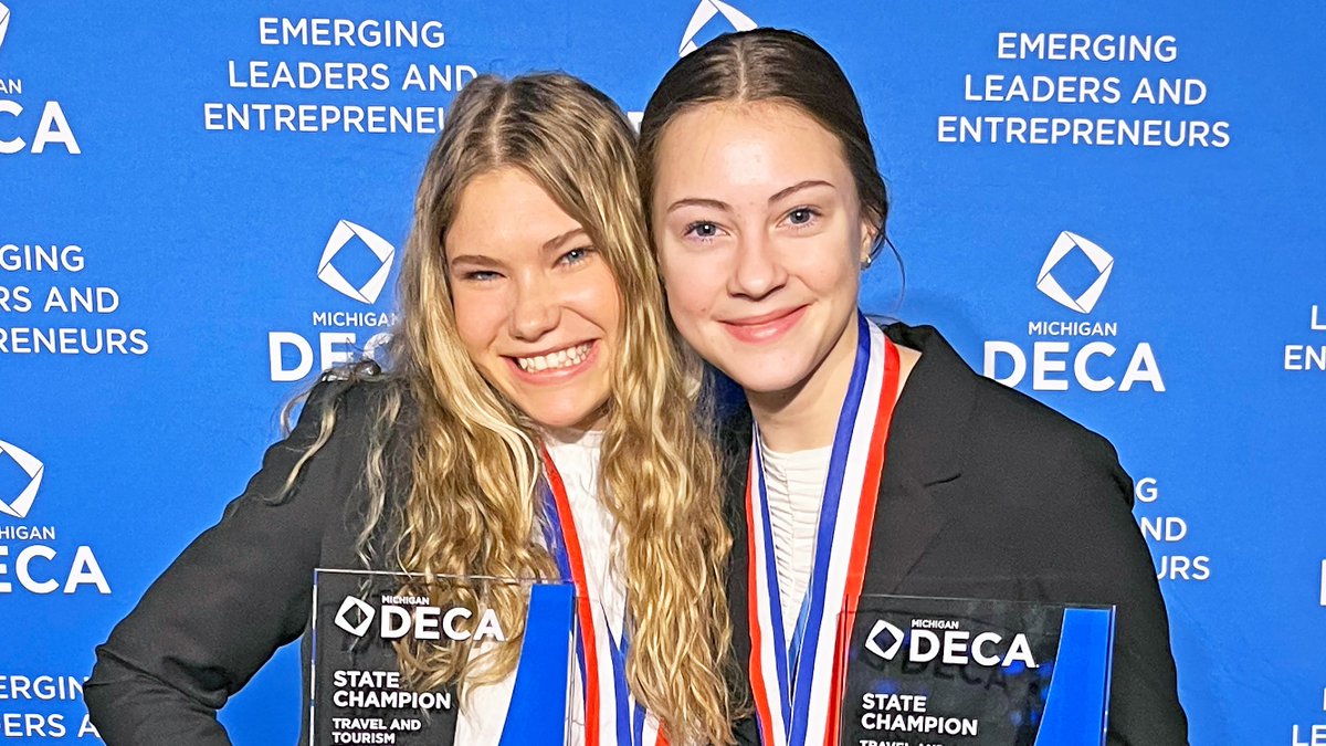 Students from the <a href="/jenisondeca/">Jenison DECA</a> program recently competed in the <a href="/MichiganDECA/">Michigan DECA</a> competition in Detroit &amp; brought home plenty of medals! A number of students even qualified for the DECA International Competition in Orlando next month. Congratulations to <a href="/jenisondeca/">Jenison DECA</a>!
