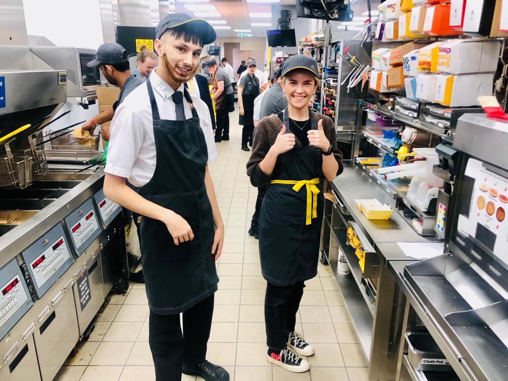 Thank you @KaizenMcDsMK and @kentomkinsmcdmk for having the MKFM team at the newly refurbished Kingston restaurant today! We got a full behind the scenes tour and even made our own burgers 🍔