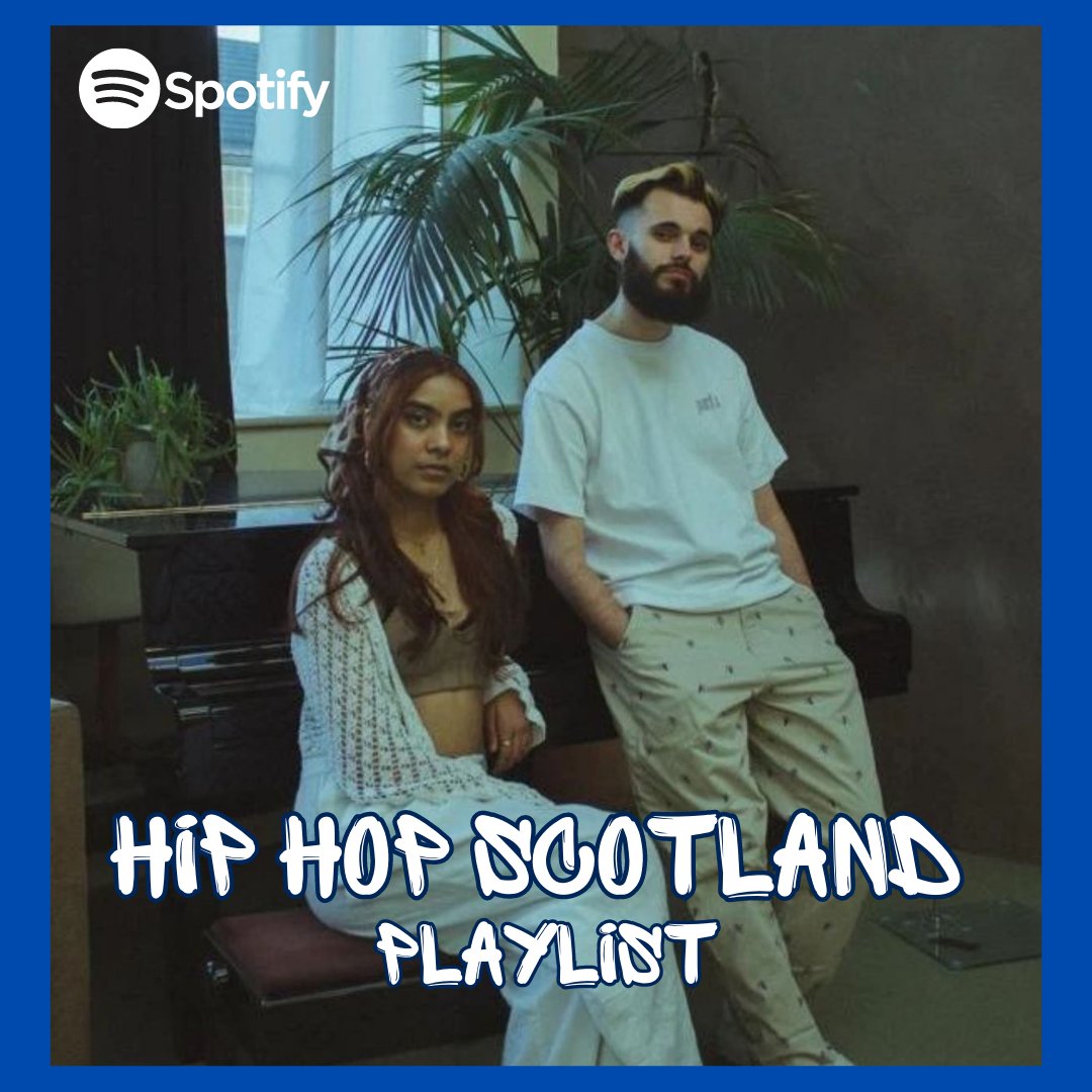 HipHopScotland's tweet image. 💥 PLAYLIST UPDATE 💥

Catch the very best of Scottish hip-hop-influenced artists &amp;amp; RnB below 👇🏽👇🏽

@wtfsalum 
@billygotwaves
55
@Steg_G 
@harleyhuke 
@VagrantProducer &amp;amp; @namesbliss 
Gilchrist
@monty1official
@jameslianduu 
@this_is_chef

open.spotify.com/playlist/1YfYr…