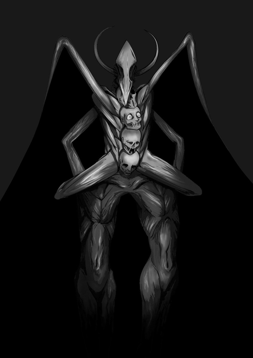 JokerVendetta2's tweet photo. Primal fear devils: Darkness Devil
Yea I know it ain't updated, i think its kinda badass so I drew him anyways.
I hope we'll see him angain in part 2
#チェンソーマン #チェンソーマン2部 #chainsawman #darknessdevil #闇の悪魔 https://t.co/XkoBHpJPfX