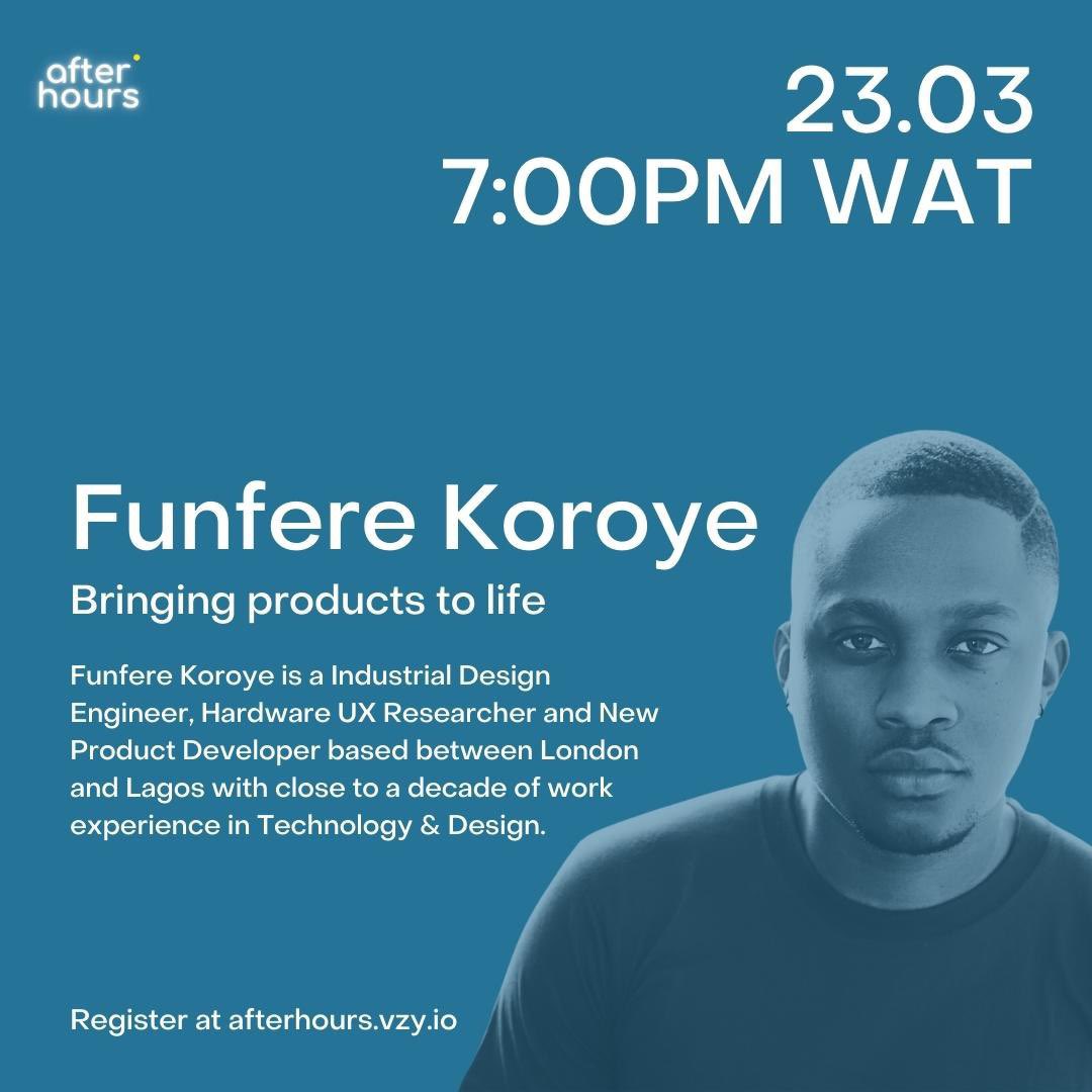 floatsanywhere's tweet photo. Few hours until @funferekoroye graces the #AFTHRS stage 🥁
Save your seat now:
https://t.co/WOWGU7AP6h https://t.co/kKKz8TUyzY