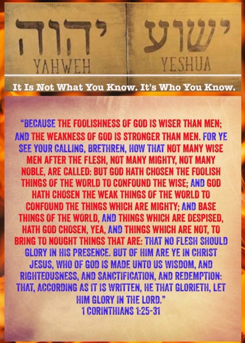 bbbthatsright's tweet photo. Take It To The Bank… It’s Not What You Know. It’s WHO You Know. (Remastered):
https://t.co/7x8uzKCbt0
#YHWH #Yeshua #Yahweh #Jesus #TakeItToTheBank #ItsNotWhatYouKnowItsWHOYouKnow #ConsiderYourWays #RelationshipNotReligion #Perseverance #ONE #Bible #Love #Life #GodIsLove https://t.co/p29gSlNaPd