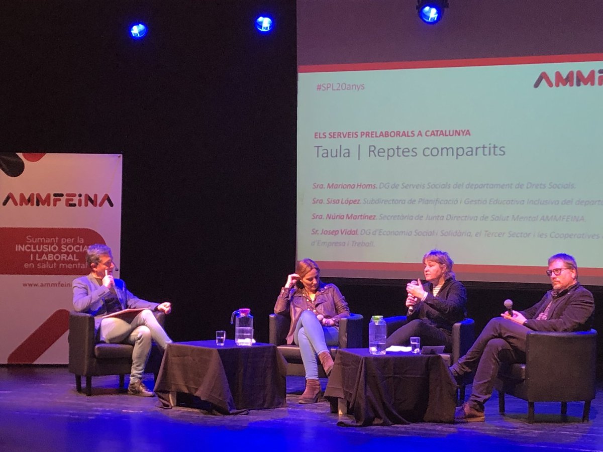 Aprodisca's tweet photo. Avui les entitats que formem part d’ @ammfeina  celebrem els 20 anys dels serveis prelaborals a Catalunya. 

Una trobada per valorar la tasca duta a terme durant tot aquest temps i compartir també els reptes de futur!

#SPL20anys  #ServeisPrelaborals

📸 @ammfeina https://t.co/af0OnUNjEF