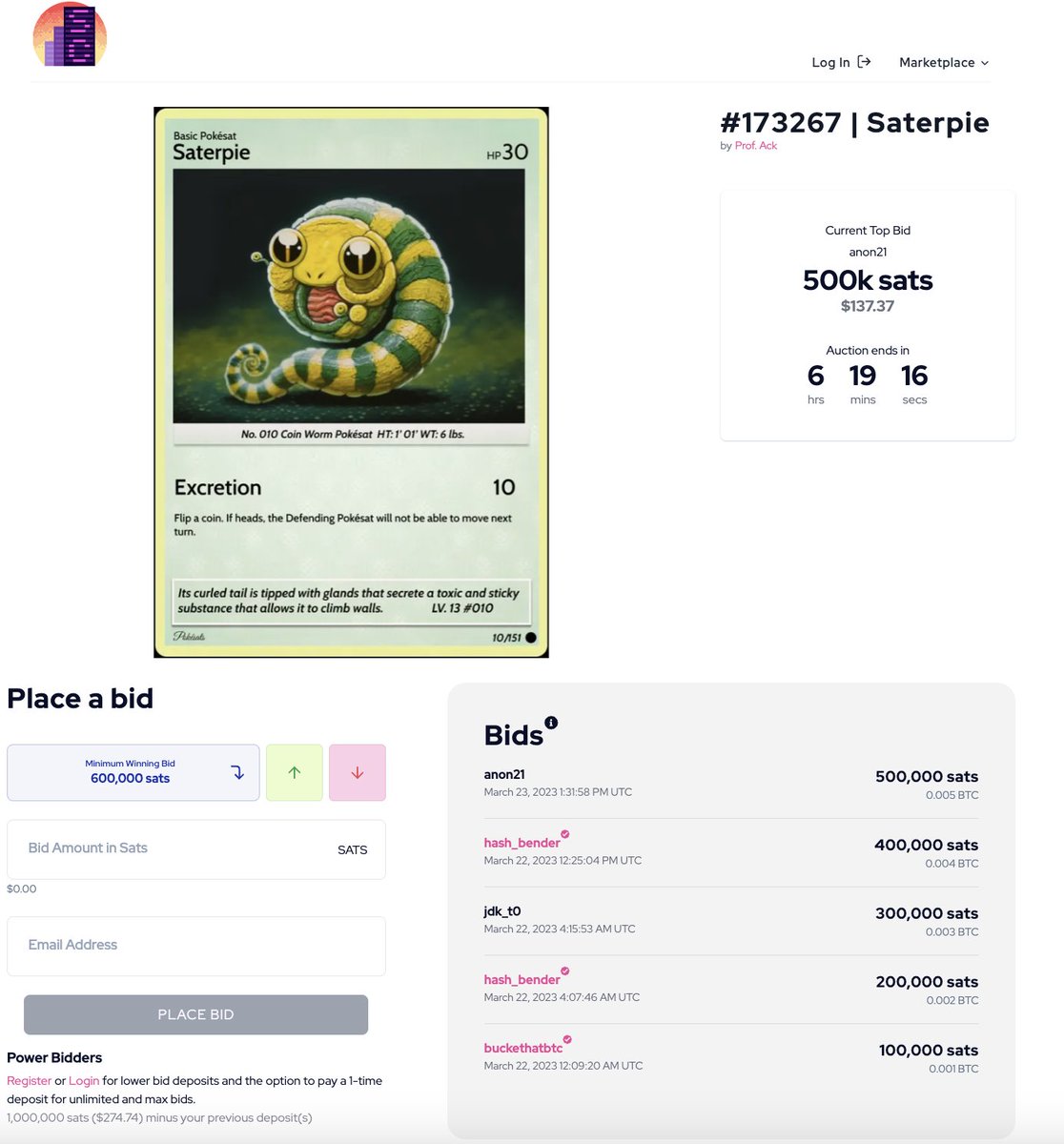 pokesats's tweet photo. This adorable pokésat can be yours! Top bid is currently 0.005BTC. NO RESERVE https://t.co/f0iUIoaMbB #bitcoin #ordinals #pokemon #art #inscriptons #auction #pokesats #btc #rare #exotic #sats #ords https://t.co/L1FqYzEuri