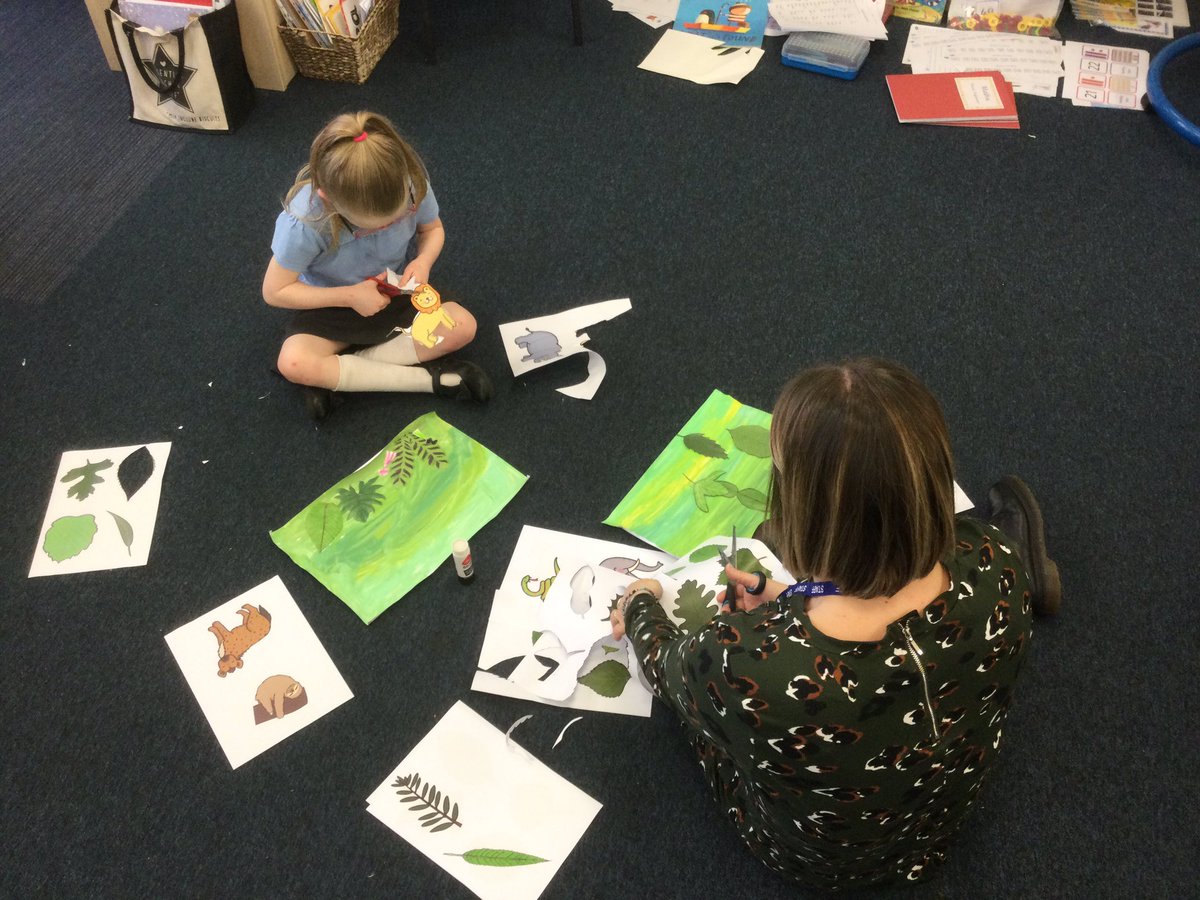 Wren’s are learning about Henri Rousseau this afternoon in Art and recreating a piece of Artwork like his famous “Tiger in the Storm” painting. 👩🏼‍🎨🎨😊