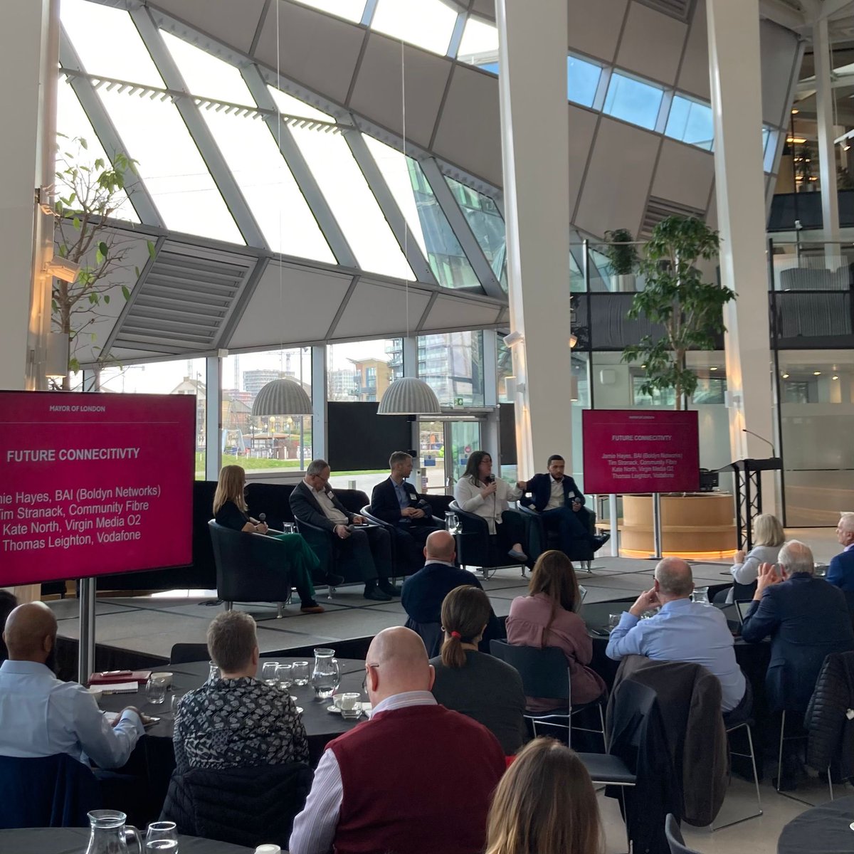 Absolute pleasure to join <a href="/LDN_gov/">London Gov</a> and <a href="/LDN_CDO/">Chief Digital Officer for London</a> to discuss future connectivity in London