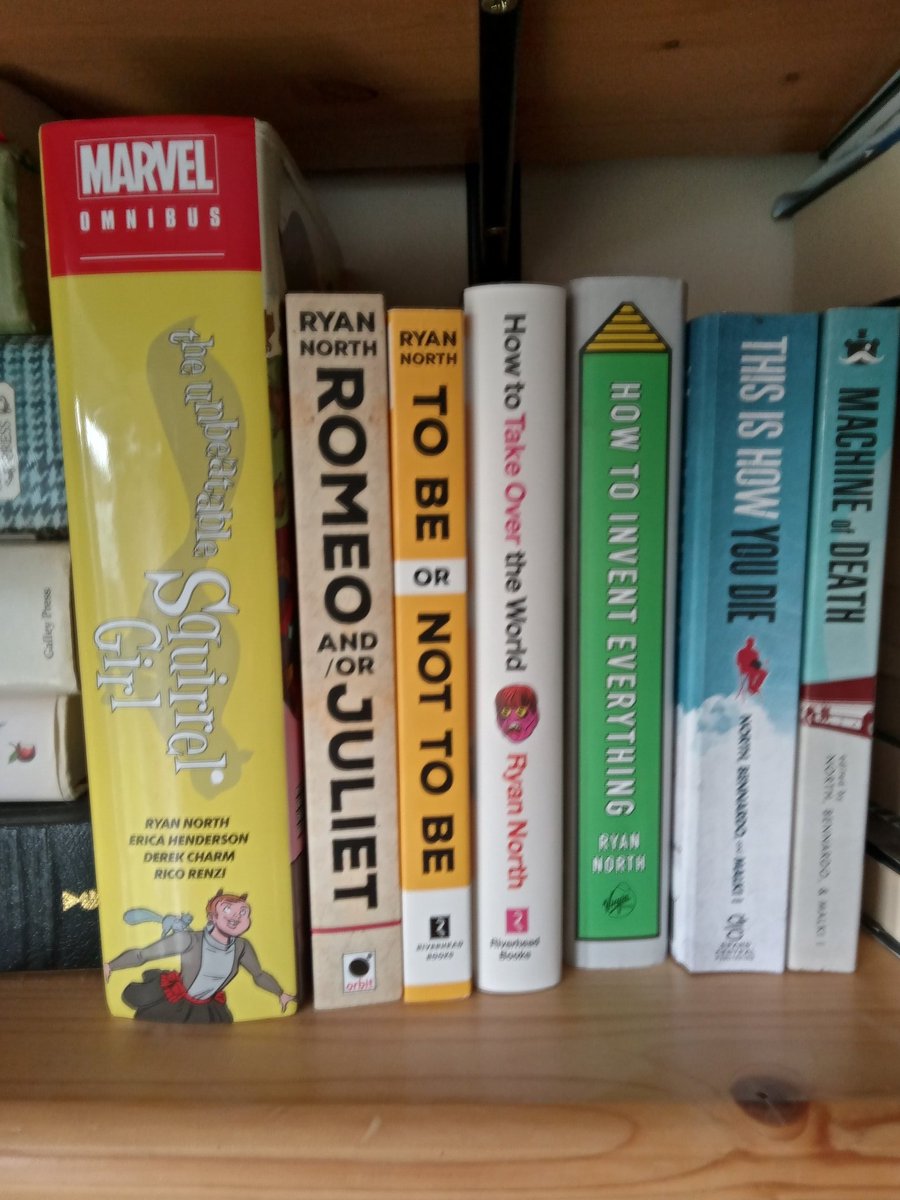 Ted_Rex's tweet image. Woohoo! Despite saying it would be delivered at the end of April my copy of the Unbeatable Squirrel Girl Omnibus came in the post today. IT'S SO PRETTY! I am now eating nuts, (kicking butts isn't an option for me anymore).
@ryanqnorth @EricaFails @unbeatablesg  #Marvel