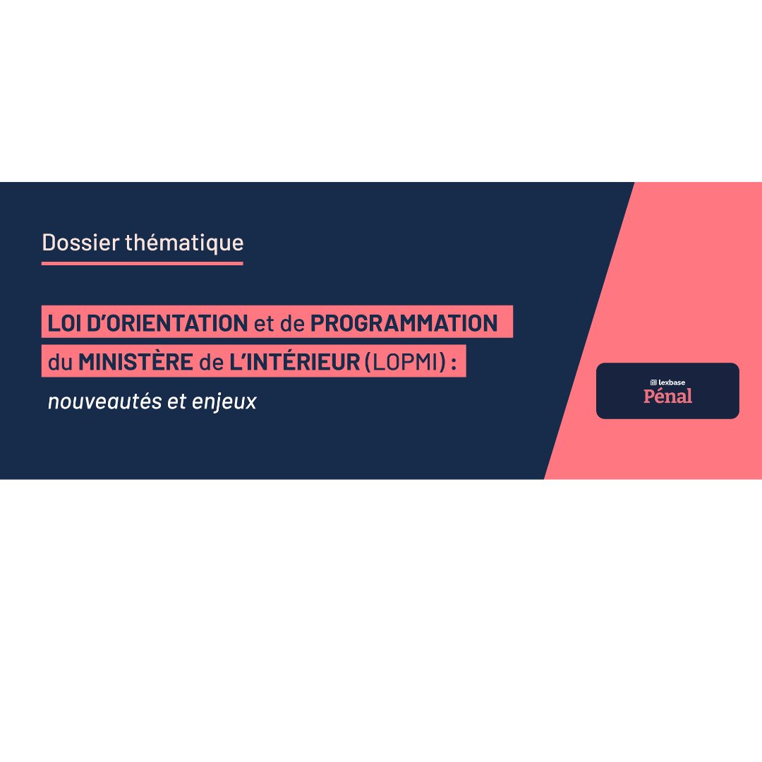 Lexbase Pénal tweet media