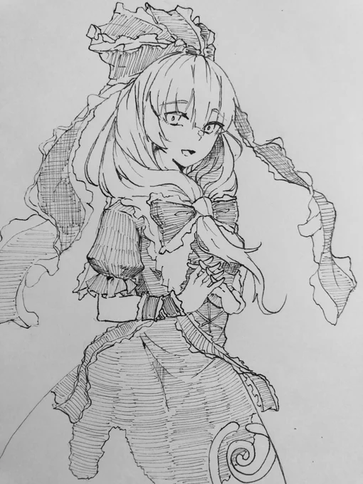 #深夜の真剣お絵描き60分一本勝負 