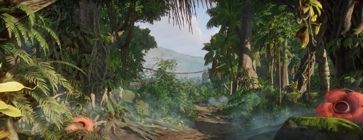Wikz12's tweet photo. I'm in love with these pictures. God damn. Those pieces and roofs are everything. @PlanetZooGame #planetzoo #tropicalpack https://t.co/r8D1zGndTq