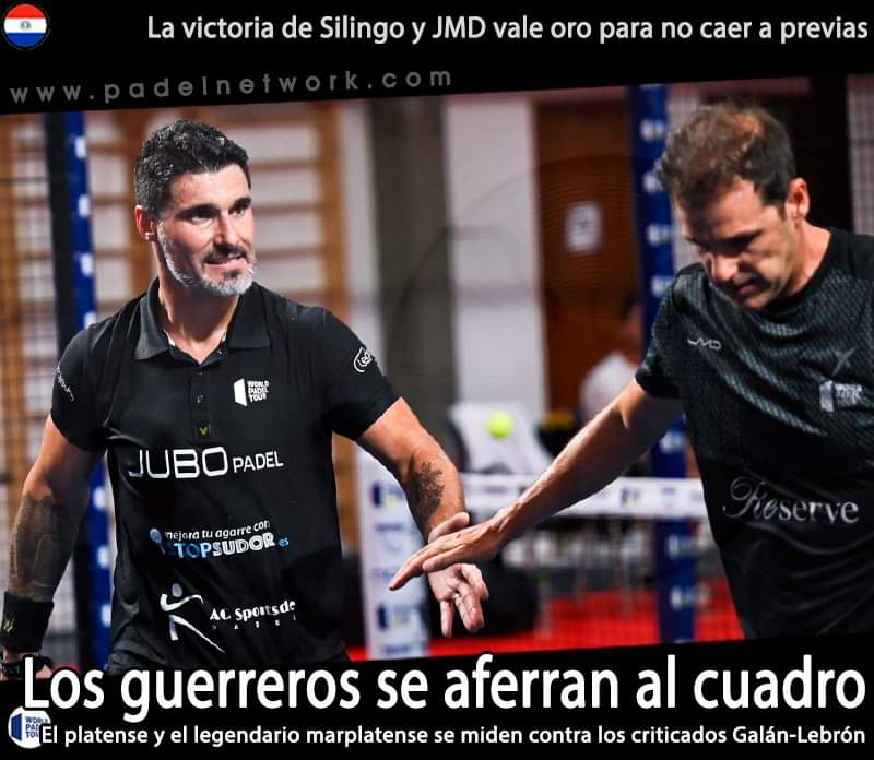 Gomez Silingo y JM Díaz consiguen avanzar en el Paraguay Open con valiosos puntos para evitar caer a las previas. Jugarán su chance contra los criticados Galán-Lebrón. Momo-Alex, Yanguas-Arroyo y Lamperti-Belluati juegan su última aventura juntos.  padelnetwork.com/wpt/2023/marzo…
