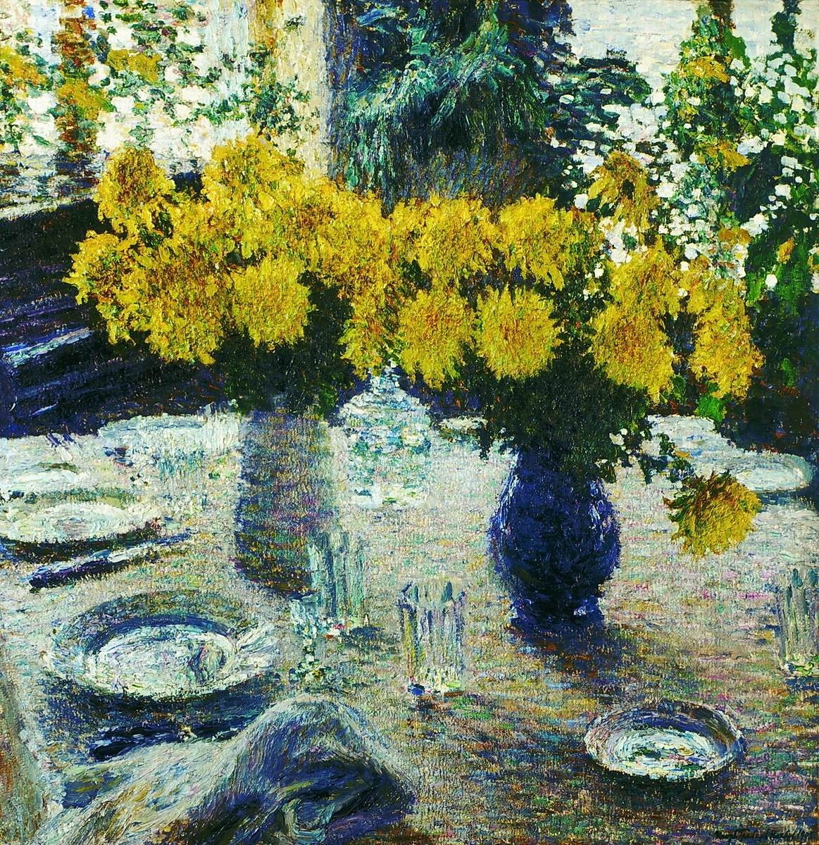 ArtistGrabar's tweet photo. Chrysanthemums, 1905 #igorgrabar #postimpressionism https://t.co/LvUlZ7yQyr https://t.co/Sn5qzH8JTp
