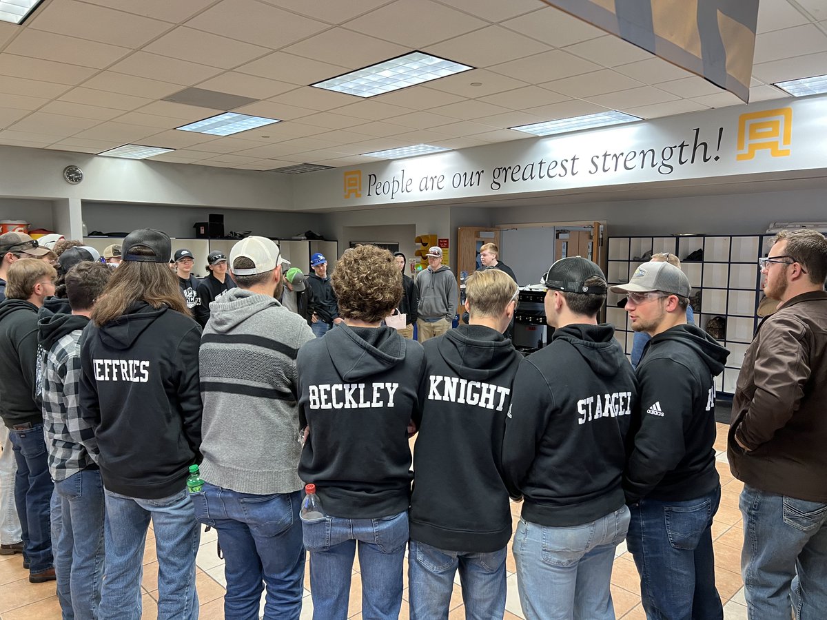 TC_Schools_KY's tweet photo. 32 students from Mr. Tedrow's welding class at the Central Kentucky Career Academy visited Altec yesterday in Elizabethtown.
Expect greatness from our CTE classes!
#tcpride #CKCA #expectgreatness #CTE #careerready #lifeready https://t.co/YoUhHSJCgH