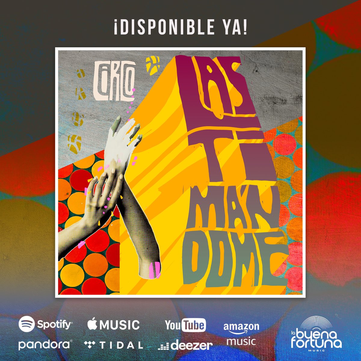 Ya está disponible nuestro nuevo sencillo “Lastimándome” 🗣️

Escúchalo 🎧 ya en tú plataforma digital favorita orcd.co/lastimandome