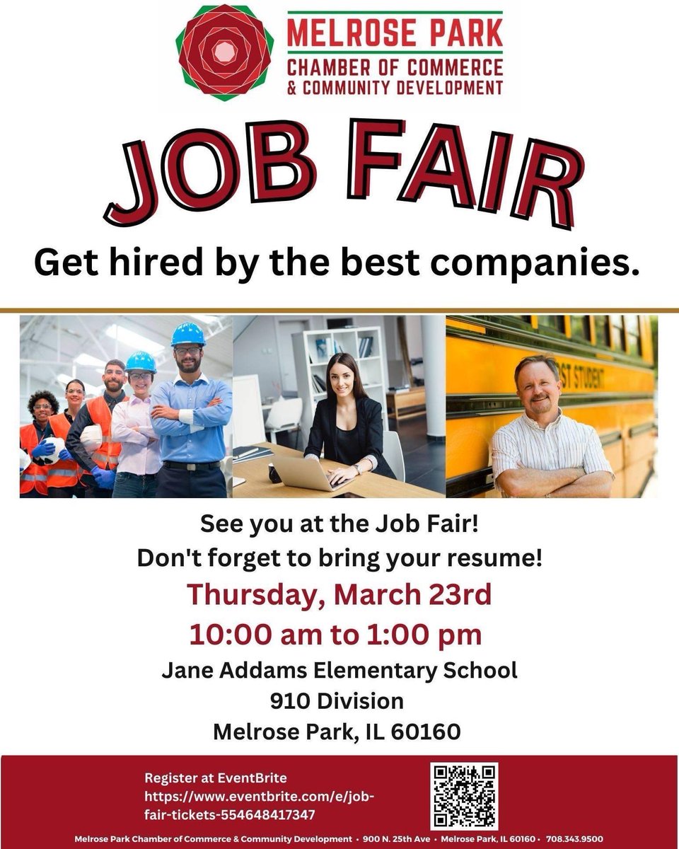 Melrose Park Chamber of Commerce & Community Dev tweet media