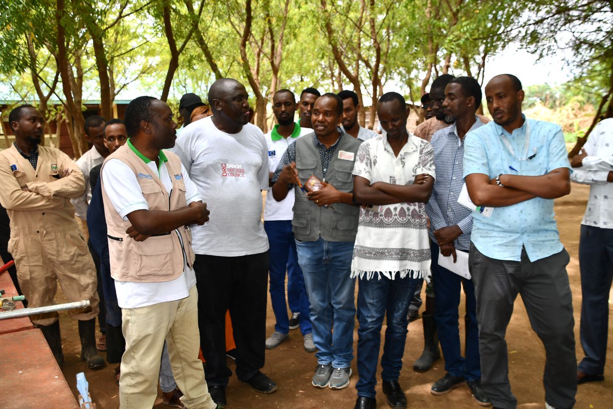 ABLI_Garissa's tweet photo. As the ABLI-G Project closes out, the different country directors for the three agencies visited different centres in Dadaab where the beneficiaries were showcasing skills they gained from training sessions. This includes TVET, Permagarden, and business mentorship. https://t.co/azuIassMrR