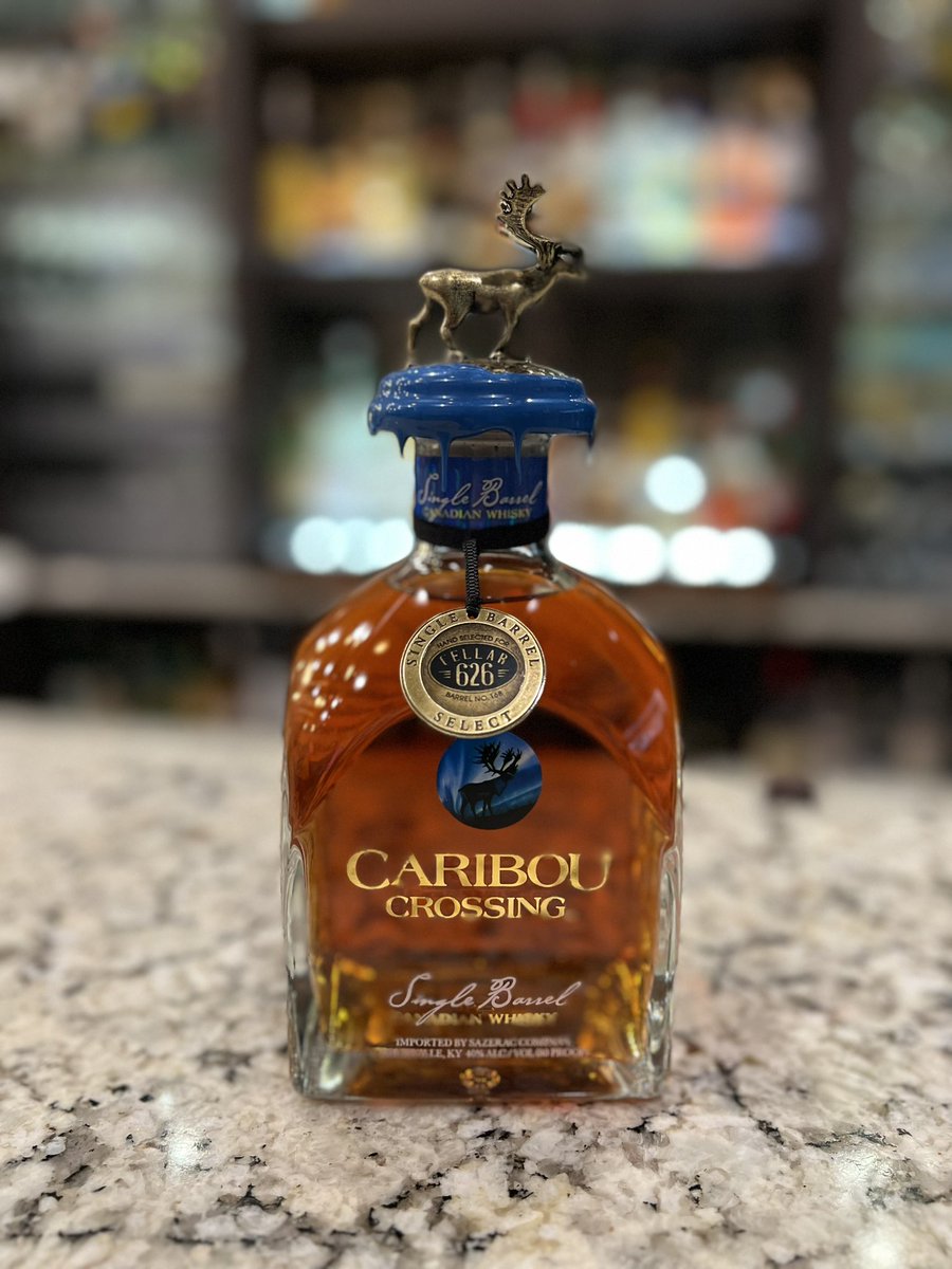 ALERT! 🚨We just got a barrel of Caribou Crossing Single Barrel Canadian Whisky in today. No holds. No limits.