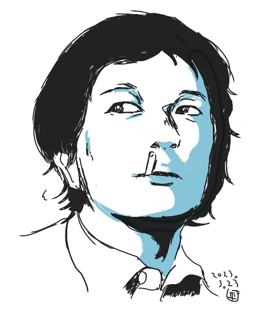 男性 #落書き  