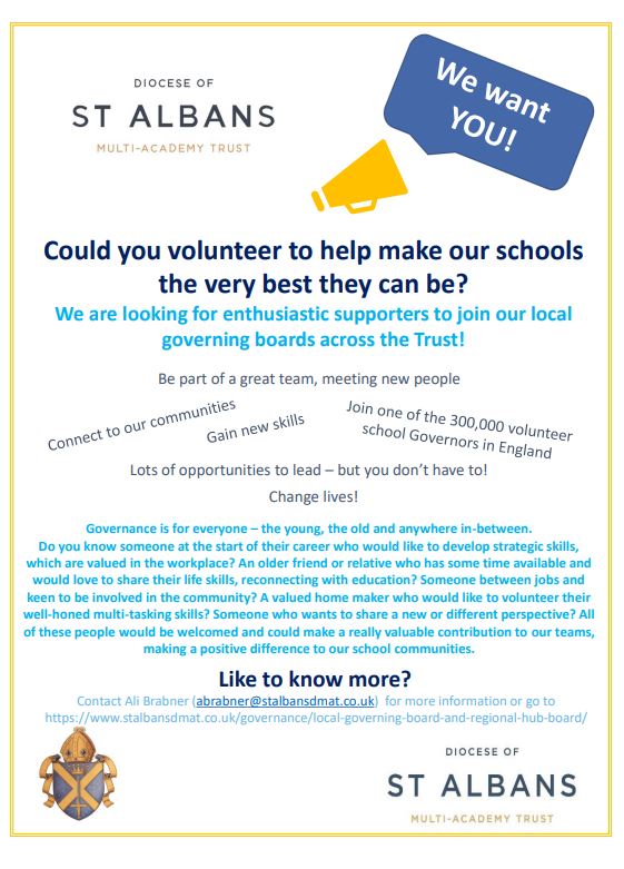 UrsulaTaylorSch's tweet photo. Are you interested in becoming a Governor in one of our schools? If so, this information is for you! #lovethisschool 🥰 https://t.co/MEl4bsPAYx