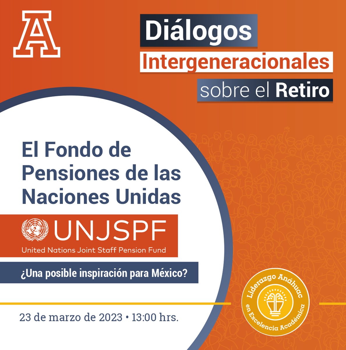 ActuariaAnahuac's tweet image. #LiderazgoAnáhuacEnExcelenciaAcadémica Hoy hablaremos sobre el Fondo de Pensiones de las Naciones Unidas #UNJSPF con el Mtro. Sergio Arvizu, exdirector General de la Caja Común de Pensiones del Personal de las Naciones Unidas de 2013 a 2019.

anahuac.mx/mexico/Escuela…