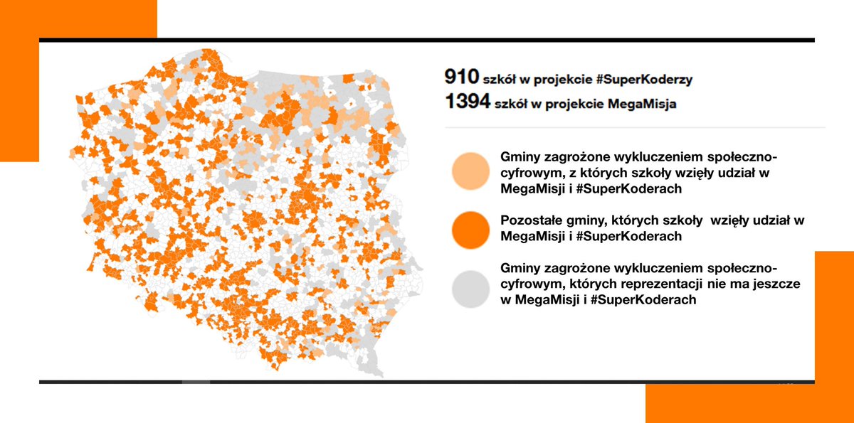 fundacjaorange's tweet image. 📅 12 kwietnia ruszy nabór szkół do naszych programów edukacyjnych #MegaMisja i #SuperKoderzy. Najbardziej zależy nam na zgłoszeniach z regionów, które są szczególnie narażone na społeczno-cyfrowe wykluczenie. Więcej informacji 👉👉 fundacja.orange.pl/strefa-wiedzy/…