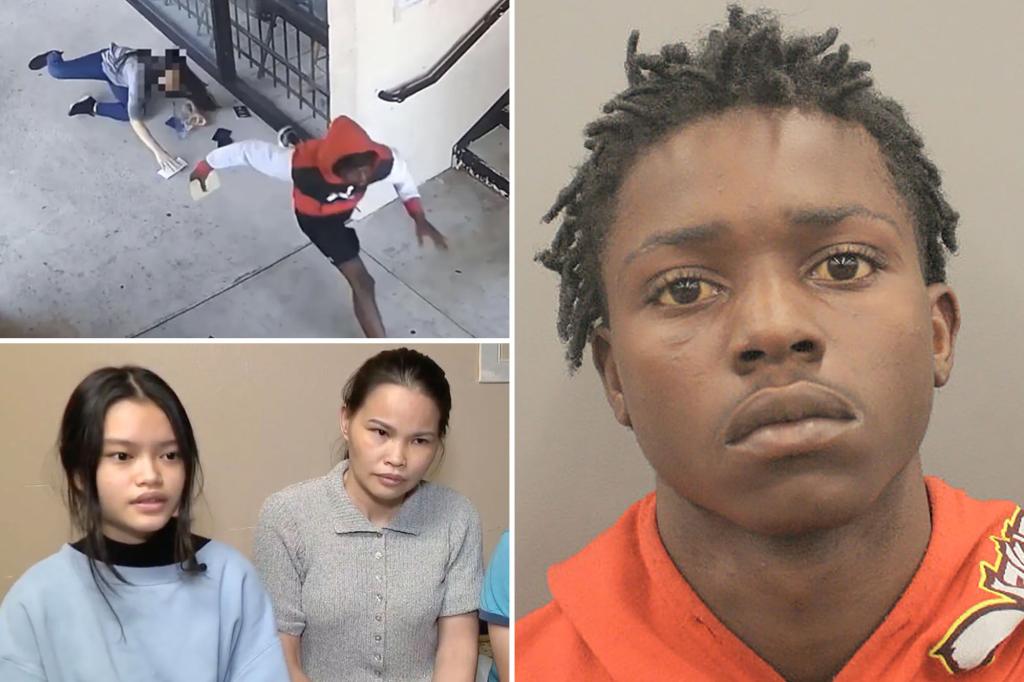 nypost's tweet photo. Houston teen accused of paralyzing woman in ‘jugging’ robbery has bond cut in half https://t.co/apZhorM9O4 https://t.co/QcpSFFkDQy