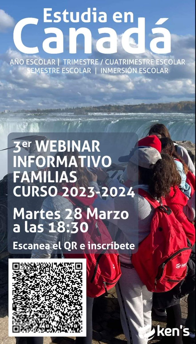 kenseducation's tweet photo. #desarrollopersonal #educacion #futuro #familia #idiomas #KensFamily #canada #webinars #estudiarencanada #estudiarenelextranjero #añoescolar https://t.co/DHJyow5YTy