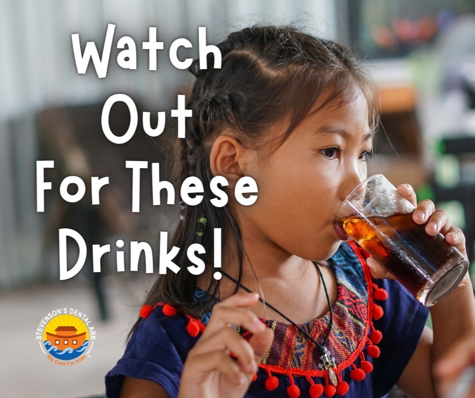 sdentalark's tweet photo. Sugary beverages like soda, juice, and sports drinks can lead to tooth decay and cavities. Encourage your child to drink plenty of water and limit their intake of sugary drinks to maintain good oral health. And don't forget to visit us regularly for check-ups and cleanings! https://t.co/oJIWxtCjVf