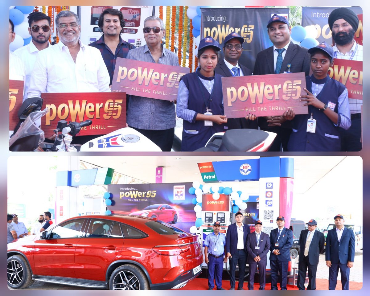 HPCL's tweet photo. Now #FillTheThrill with poWer95, premium 95 octane petrol at #HPCL Outlets across 6 regions of East Zone - Durgapur, Bhubaneswar, Sambalpur, Raipur, Bilaspur &amp; Ranchi

poWer95 was launched here thru online mode by Dir – Mktg in the presence of ED-Retail, CGM-EZ &amp; other officials https://t.co/3PQahyhTII